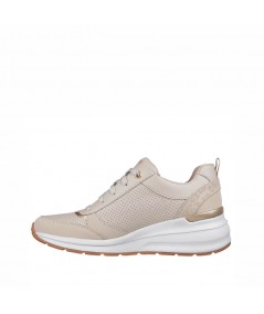 Skechers deportivo cuña BEIGE interior