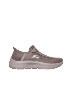 Zapatilla 124837 Skechers taupe lateral